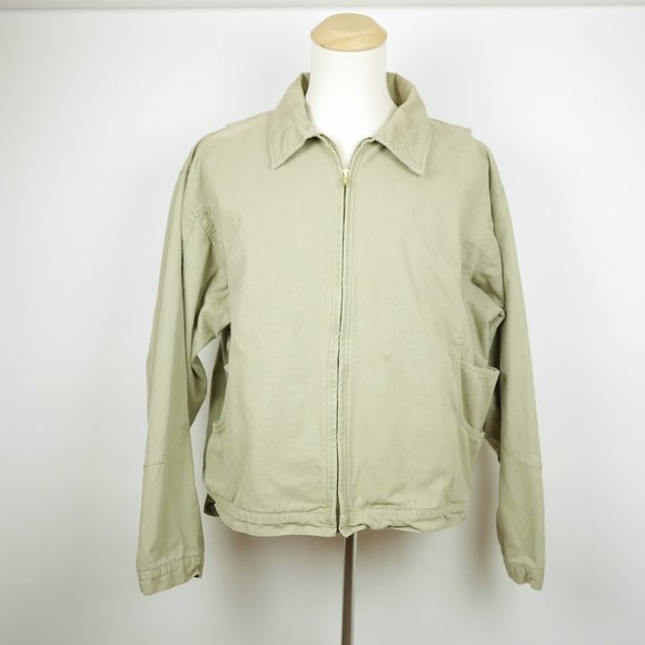 Vtg DICKIES Men's XL - Beige tan canvas basic jacket coat Lined hunting outdoor - Picture 1 of 10
